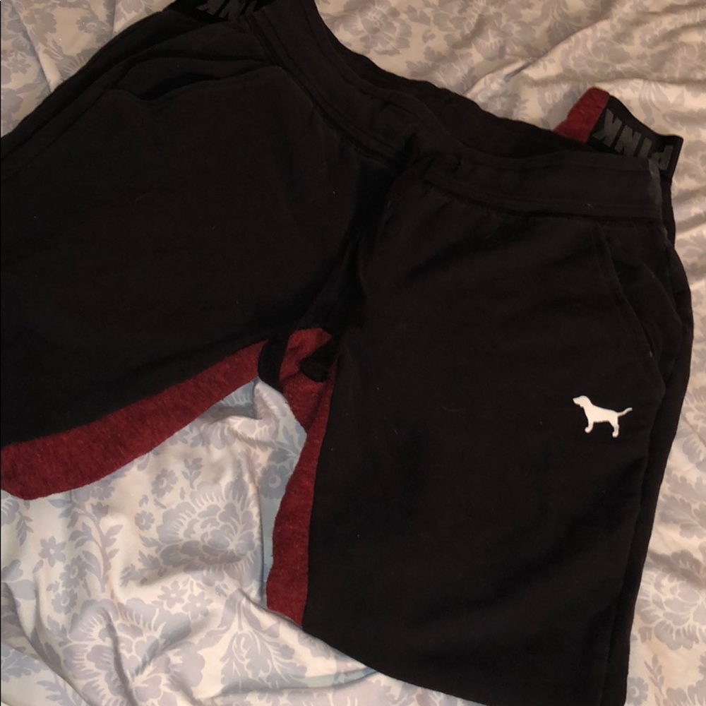 Pink sweatpants